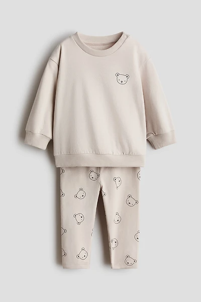 Ensemble 2 pièces avec chandail et legging