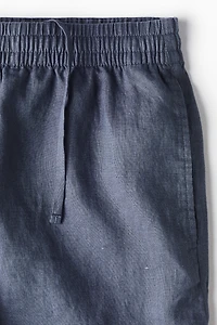 Relaxed-Fit Linen Shorts