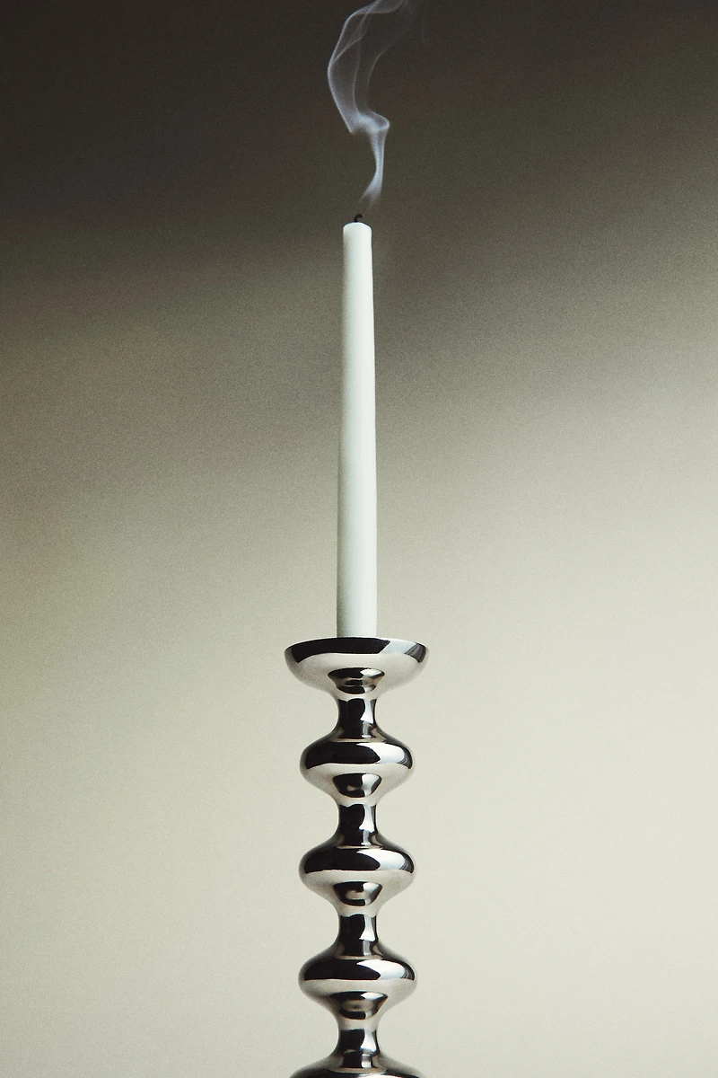 Tall Metal Candleholder
