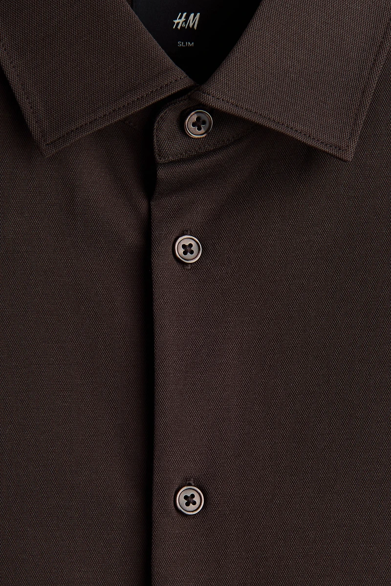 Four-Way Stretch Slim-Fit Shirt