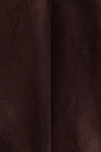 MAMA Linen-Blend Shorts