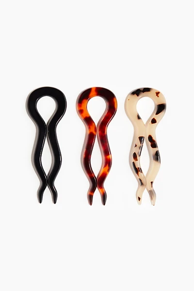 3-Pack Hair Sticks