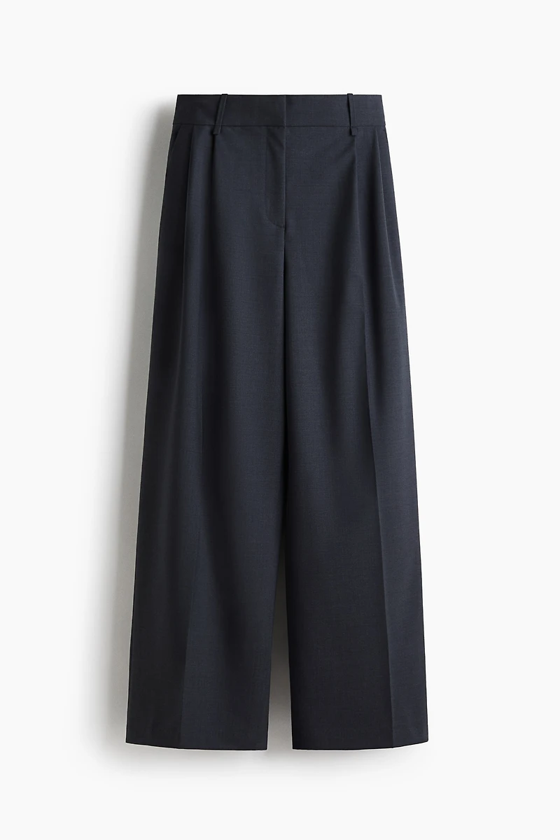 Wool-Blend Dress Pants