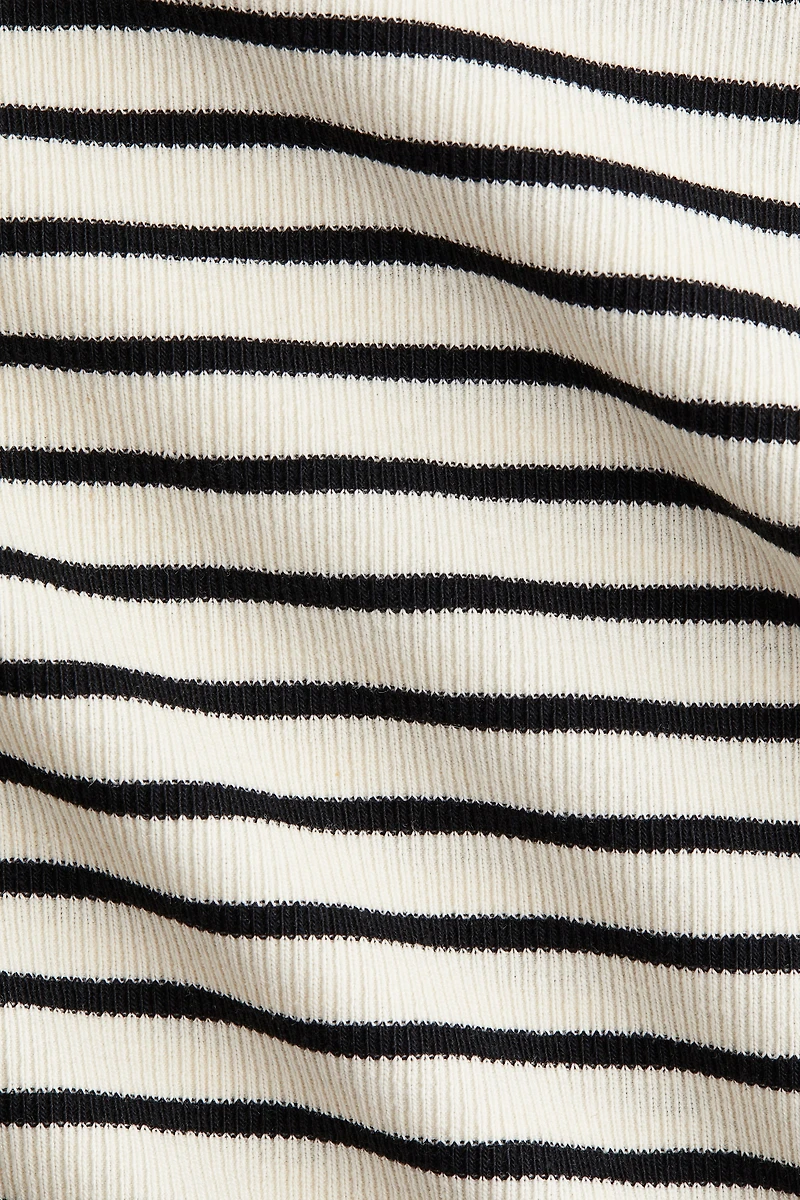 MAMA Ribbed Jersey Top