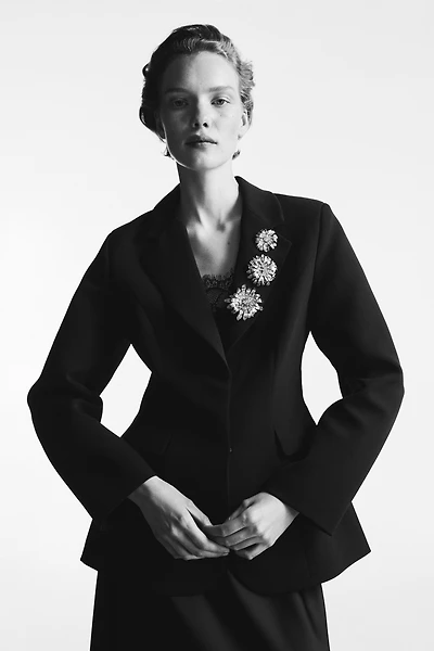 3-Pack Flower-Shaped Brooches