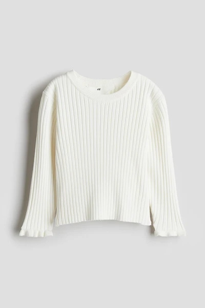Rib-knit Sweater