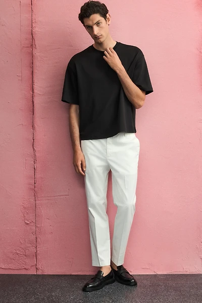Slim-Fit Crop Pants