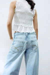 Baggy Wide Low Waist Jeans