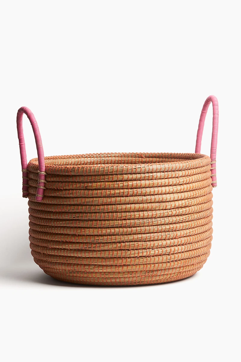 Grand panier de rangement fait main