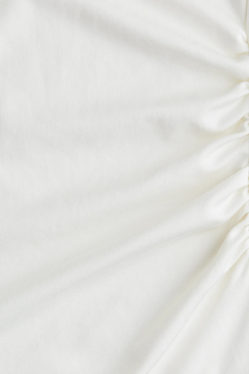 Draped One-Shoulder Top