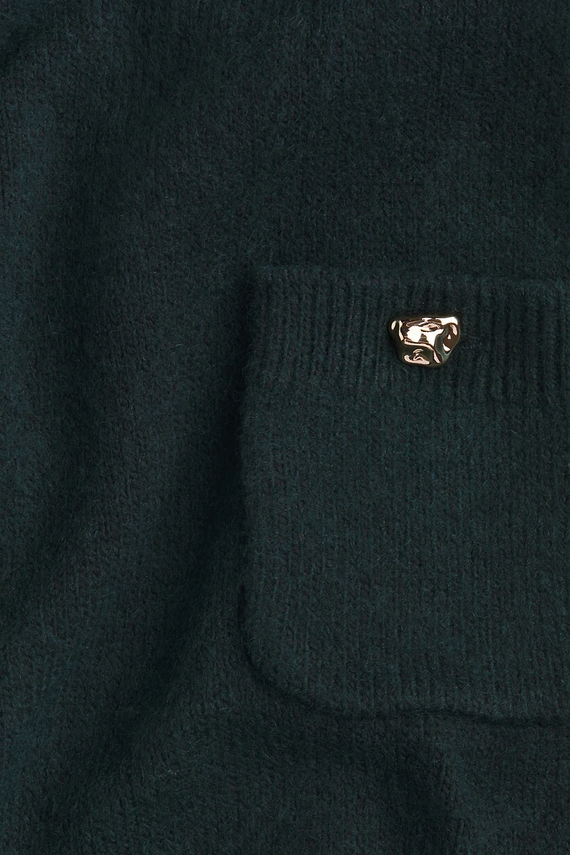 MAMA Robe en tricot avec jupe évasée