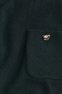 MAMA Robe en tricot avec jupe évasée