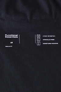 Four-Way Stretch Regular-Fit Pull-On Pants