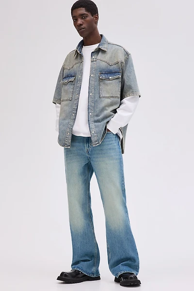 Jean bottillon coupe classique taille haute