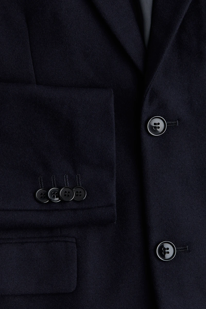 Regular Fit Wool-Blend Jacket