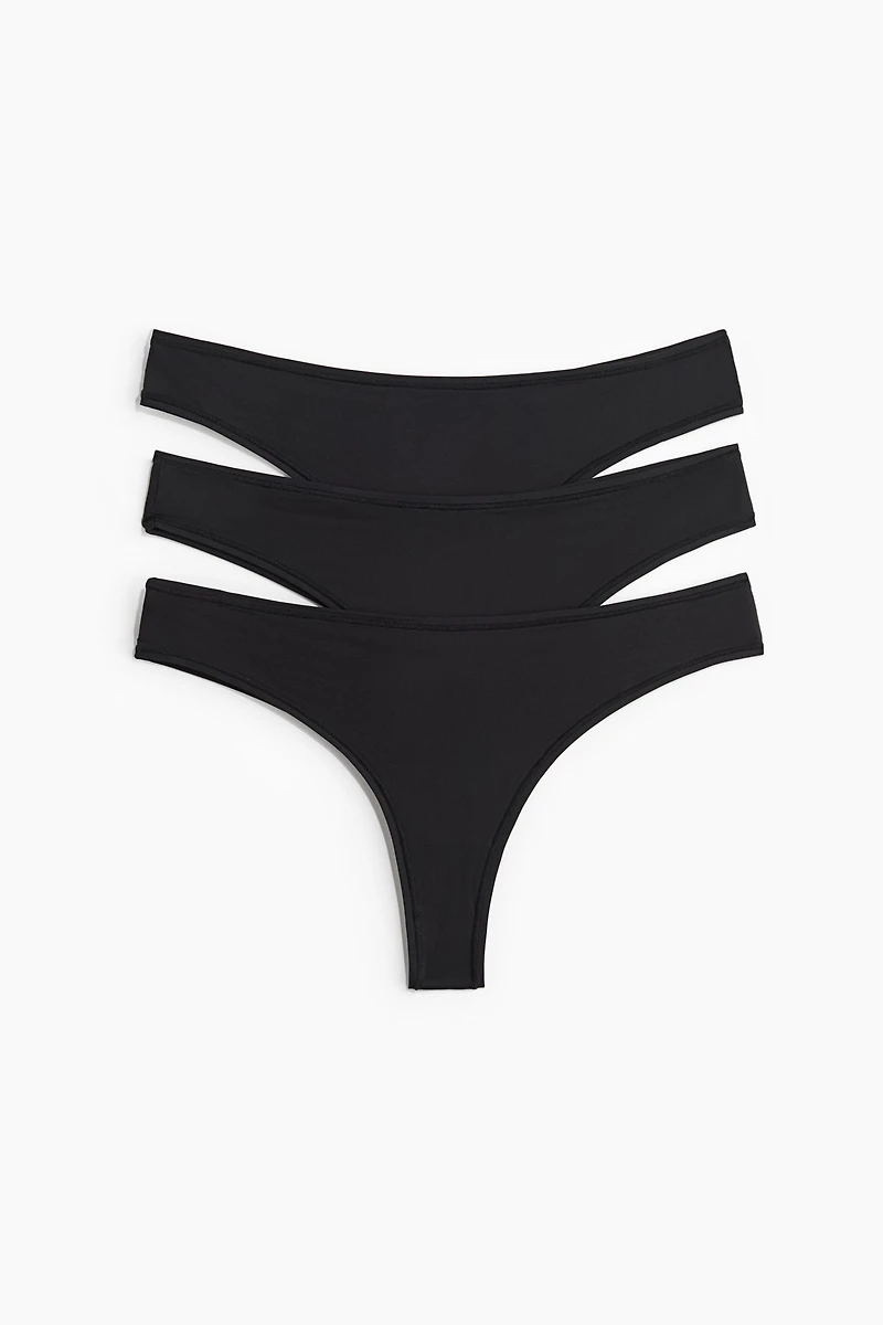 3-pack Microfiber Brazilian Briefs