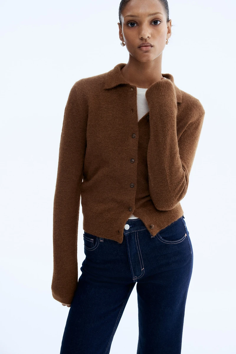 Cardigan with Collar