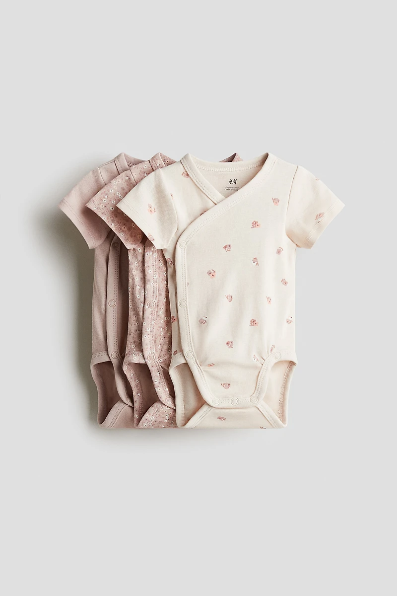 3-pack Wrapover Bodysuits