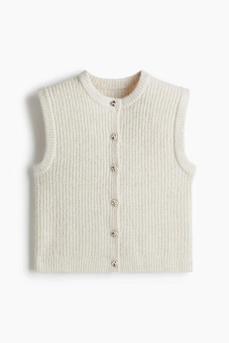 Rib-Knit Vest