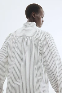 Ruffle-Trimmed Blouse