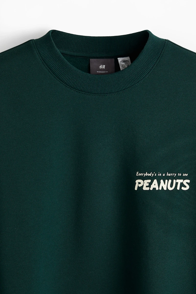 Oversized Printed Sweatshirt