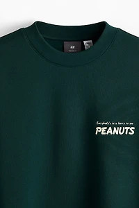 Oversized Printed Sweatshirt