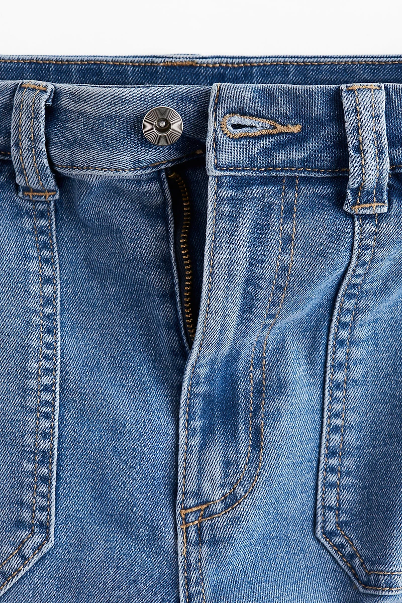 Jean évasé taille haute