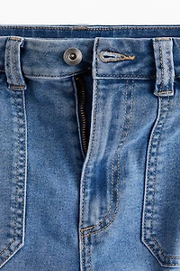 Jean évasé taille haute