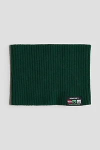 Rib-Knit Tube Scarf