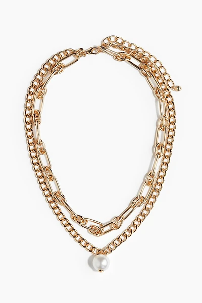 Collier chaîne à deux rangs