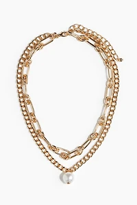 Collier chaîne à deux rangs