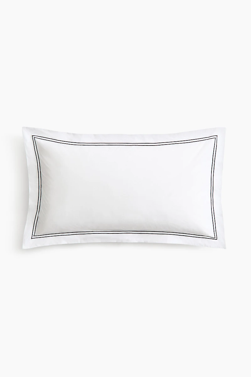Cotton Percale Pillowcase