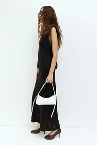Satin Skirt with Drawstring