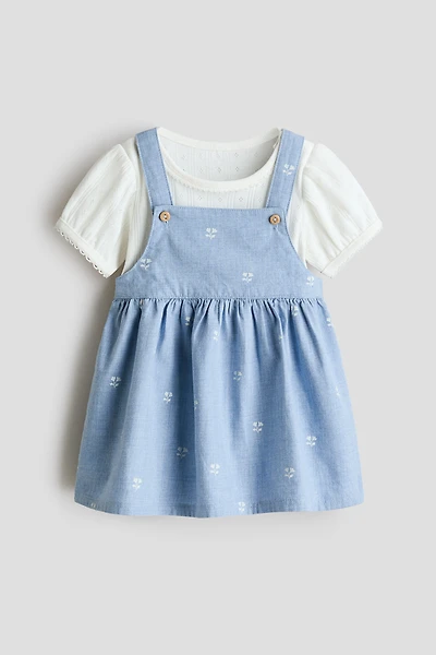 Ensemble 2 pièces robe et cache-couche