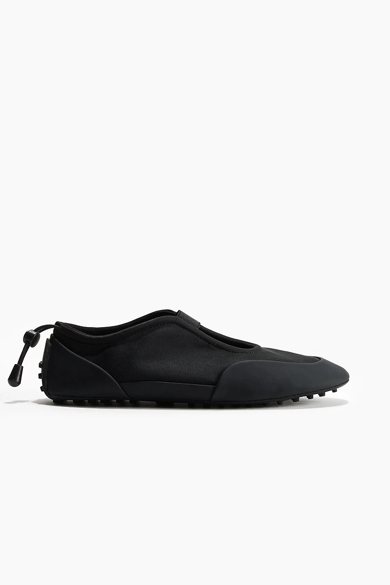 Drawstring-Detail Flats