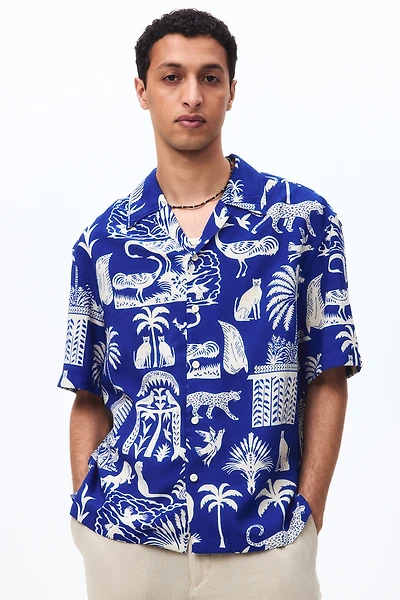 Relaxed-Fit Printed Resort Shirt