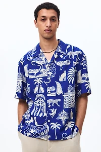 Relaxed-Fit Printed Resort Shirt