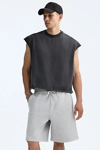 Relaxed-Fit Scuba Shorts