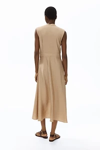 Tie-Belt Shirt Dress