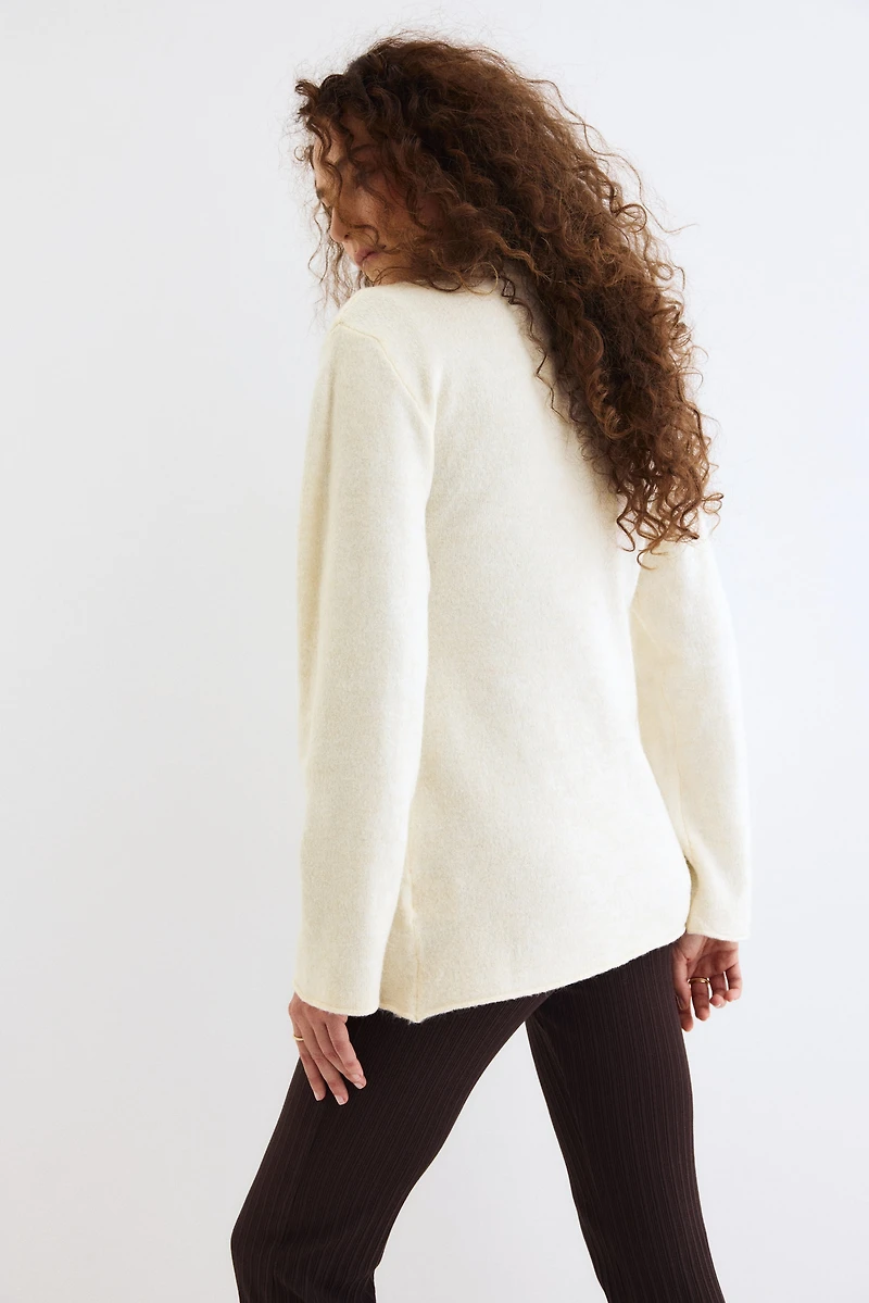 MAMA Before & After Wrap-front Cardigan