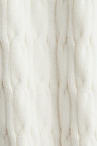 Chandail en tricot torsadé de coton