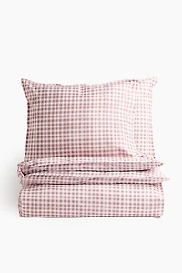 Patterned King/Queen Duvet Cover Set