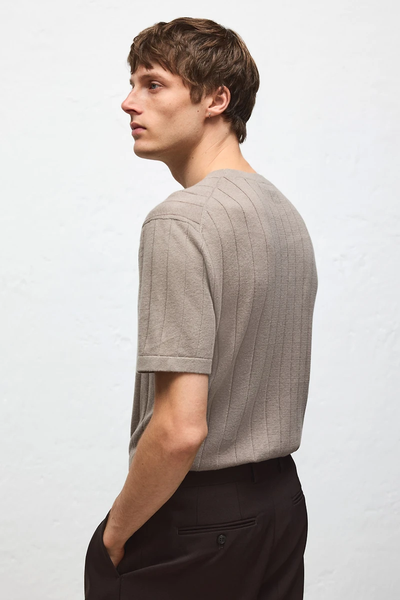 Regular-Fit Knit T-Shirt