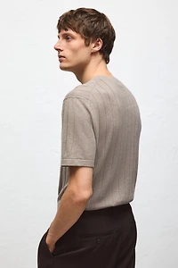 Regular-Fit Knit T-Shirt