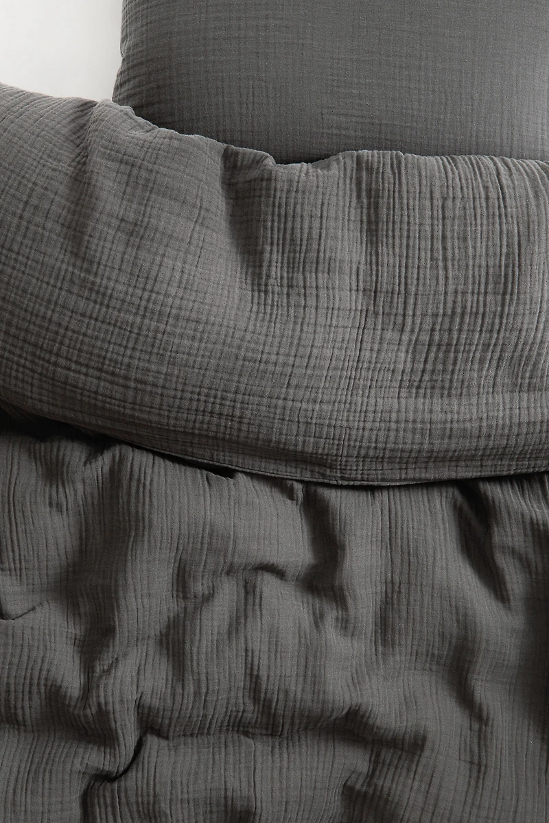 Muslin Twin Duvet Cover Set