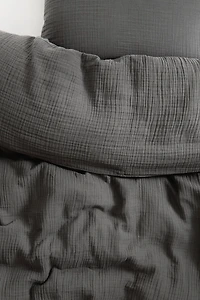 Muslin Twin Duvet Cover Set