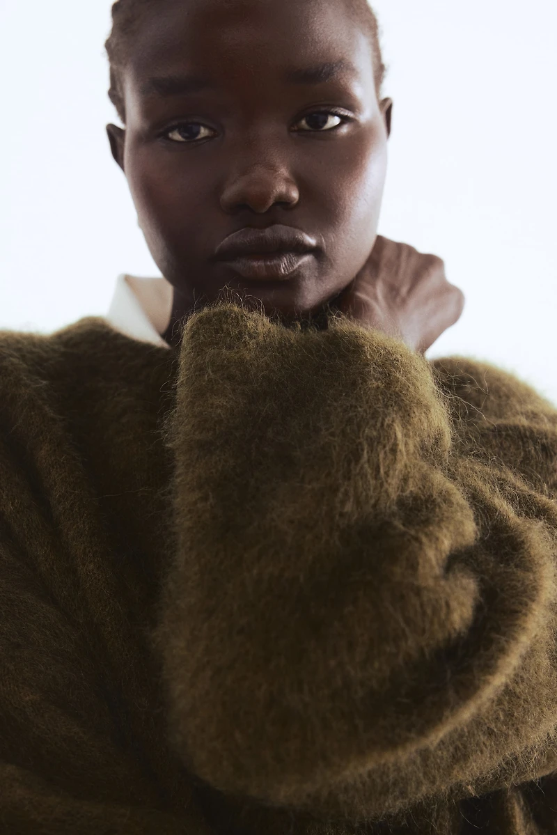 Oversized Mohair-Blend Sweater