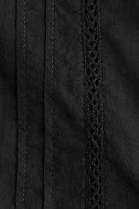 Pintucked Pajama Shirt