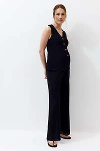 Ensemble 2 pièces MAMA en jersey froissé