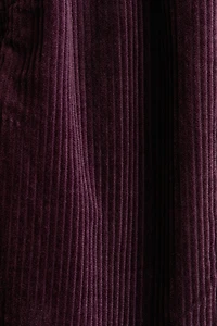 Paper-Bag Corduroy Pants